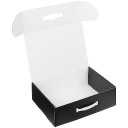 Коробка Matter Light, черная, с белой ручкой